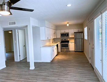 Wood plank inspired flooring